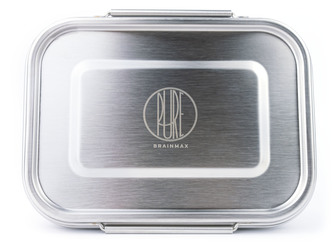 BrainMax Pure Nerezový svačinový box se sponou, 1,6 l BrainMax Pure Nerezový svačinový box se sponou, 1,6 l