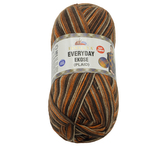 Příze HiMALAYA EVERYDAY EKOSE - hnědá, oranžová - 200g / 330 m