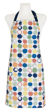 Kuchyňská bavlněná zástěra  COLORFUL POINTS 60x75 cm Essex, 100% bavlna
