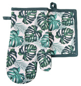 Kuchyňský SET rukavice/chňapka PAROLLE 18x30 cm/20X20 cm ESSEX, 100% bavlna