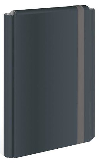 Teczka z gumką A4 twarda oprawa czarna (2szt)