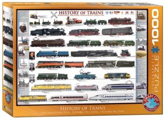 Puzzle 1000 Historia pociągów