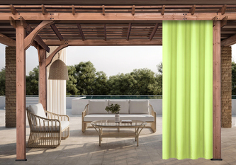 Venkovní zahradní závěs s tunýlkem JAMAICA pistaciová 155x280 cm, (cena za 1 kus) MyBestHome