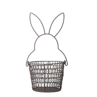Velikonoční košík | HASELS | s ušima hnědý | 15x15x34 cm | ES23 844527