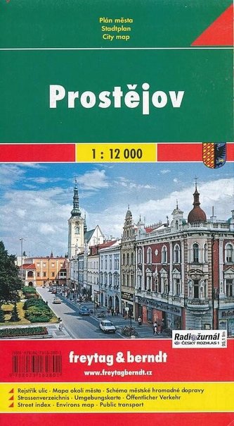 PL Prostějov 1:10 000 / plán města