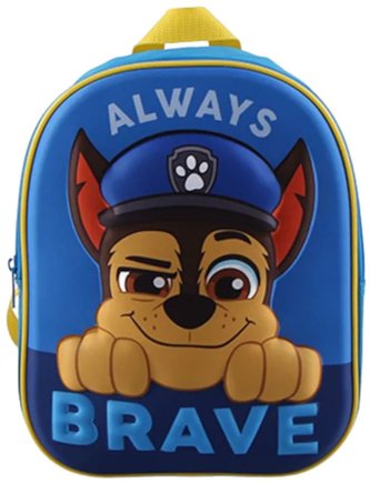 Dětský batoh Paw Patrol|Tlapková Patrola: Chase (objem 7 litrů|23 x 29 x 10 cm) modrý polyester