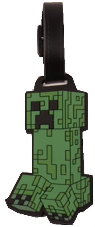 Visačka na zavazadlo Minecraft: Creeper (4 x 9 cm)