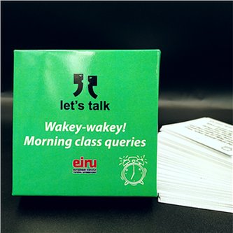 Karty konwersacyjne mini - Wakey-wakey!