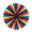 Obří vějíř barevný, pr. 100cm (1 ks)