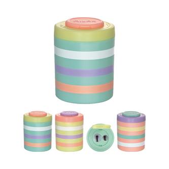 Ořezávátko školní MILAN Pastel Sugar na dvě tužky s boxem