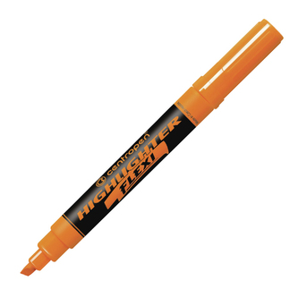 Zvýrazňovač CENTROPEN 8542 FLEXI NEON - oranžový