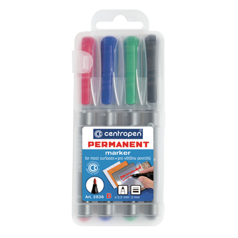 Centropen Popisovač permanent 2836 (4 ks)
