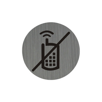 Piktogram 7,5 cm - Zákaz používania mobilných telefónov