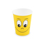 Pohárky bílé 0,2 l Smile 10ks