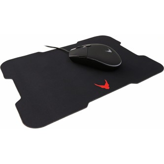 Omega VARR herní myš s podložkou VSETMPX5 černá