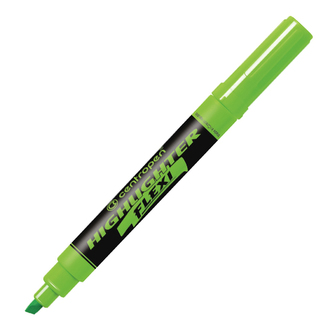 Zvýrazňovač CENTROPEN 8542 FLEXI NEON - zelený