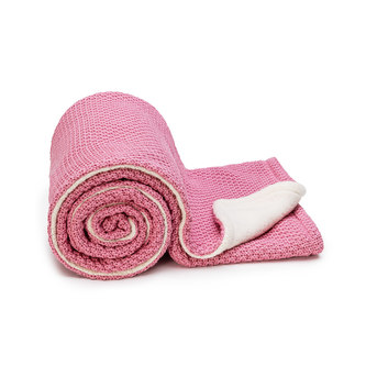 ESECO Pletená deka WARM Raspberry