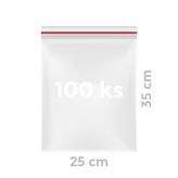 Sáčky rychlouzavírací 25 x 35 cm (100 ks v bal.)