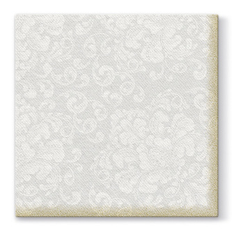 Ubrousky PAW AIRLAID L 40x40cm Rococo White