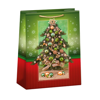 Dárková taška vánoční T5 lesklá