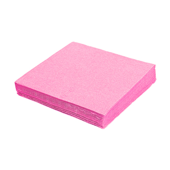 Ubrousky 2-vrstvé 33 x 33 cm růžové 50 ks