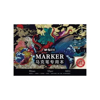 Blok na markery/fixy A4, 30 listový 120 g/m2