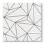 Ubrousky PAW AIRLAID L 40x40cm Geometric Lines White