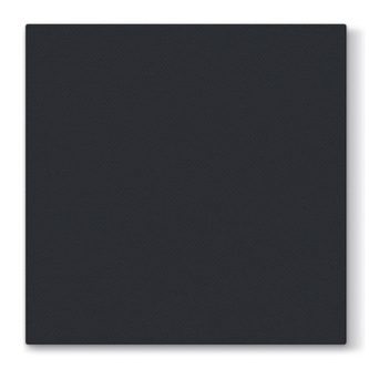 Ubrousky PAW AIRLAID L 40x40cm Unicolor Black