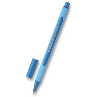 Kuličkové pero, 0,7 mm, s uzávěrem, SCHNEIDER "Slider Edge XB", světlemodré
