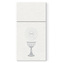 Kapsy na příbory PAW Airlaid 40x40cm My First Communion Silver, 25 ks/bal