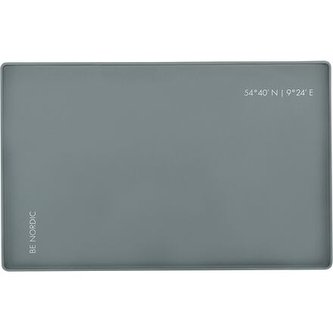 BE NORDIC prostírání 60 x 40 cm, silikon, šedá