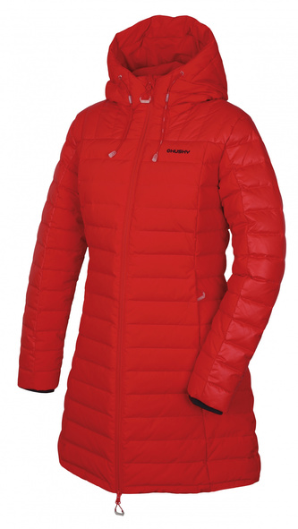 Dámský péřový kabát Daili L červená - L