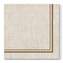 Ubrousky PAW AIRLAID L 40x40cm Natural Frame Brown