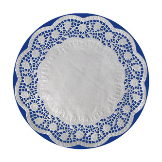 Krajky dekor. kulaté 38 cm (100 ks v bal.)