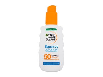 Garnier Ambre Solaire Opalovací přípravek na tělo Sensitive Advanced Hypoallergenic Spray 150 ml SPF50+ unisex
