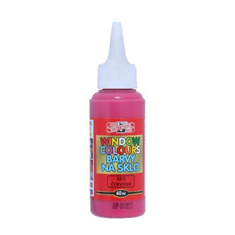 Barva na sklo KOH-I-NOOR 60 ml, červená