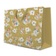 Dárková taška PAW Angels in Flowers Gold, maxi - 54x44x16 cm