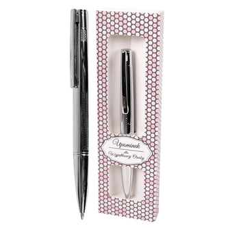 Pero kuličkové ELEGANT Silver v krabičce