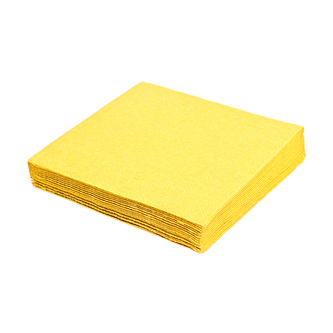 Ubrousky 2-vrstvé 33 x 33 cm žluté 50 ks