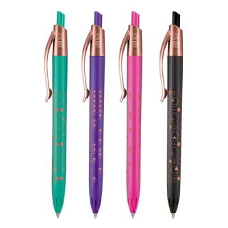 Pero kuličkové MILAN P1 Copper 1.0 mm - sada 4 ks