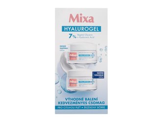 Mixa Hyalurogel denní pleťový krém Hyalurogel Light 50 ml + noční pleťový krém Hyalurogel Night 50 ml