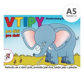 Omalovánka A5 - Vtipy pro děti
