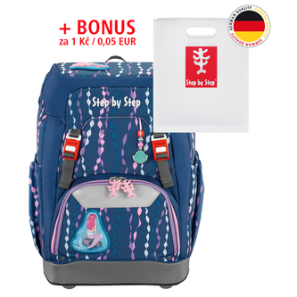 Školní taška Step by Step GRADE, Mořská Víla + BONUS Desky na sešity za 1 Kč
