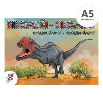 Omalovánka A5 LUX - Dinosauři