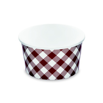 Papierová miska okrúhla KARO 350 ml, S (O 115 mm) [50 ks]