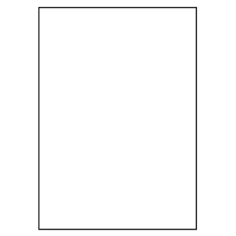 Etikety PRINT A4 / 100 ks, 210x297 - 1 etiketa, bílé