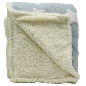 HOME ELEMENTS Beránková deka s jacquard vzorem 150 x 200 cm, 480 GSM