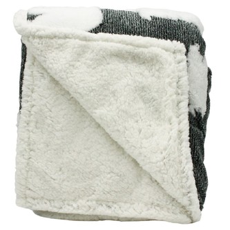 HOME ELEMENTS Beránková deka s jacquard vzorem 150 x 200 cm, 480 GSM