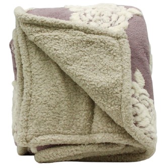 HOME ELEMENTS Beránková deka s jacquard vzorem 150 x 200 cm, 480 GSM