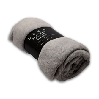 HOME ELEMENTS Mikroflanelová deka, 150x200 cm, Tmavě krémová